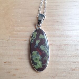 Dragon Blood Stone Necklace